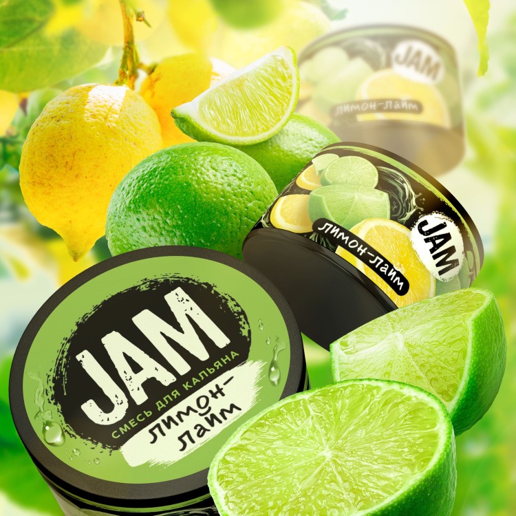 Бестабачная смесь JAM - Лимон Лайм 50 гр
