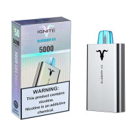 (М) Одноразовая электронная сигарета IGNITE V50 (5000) - Голубая Малина лед