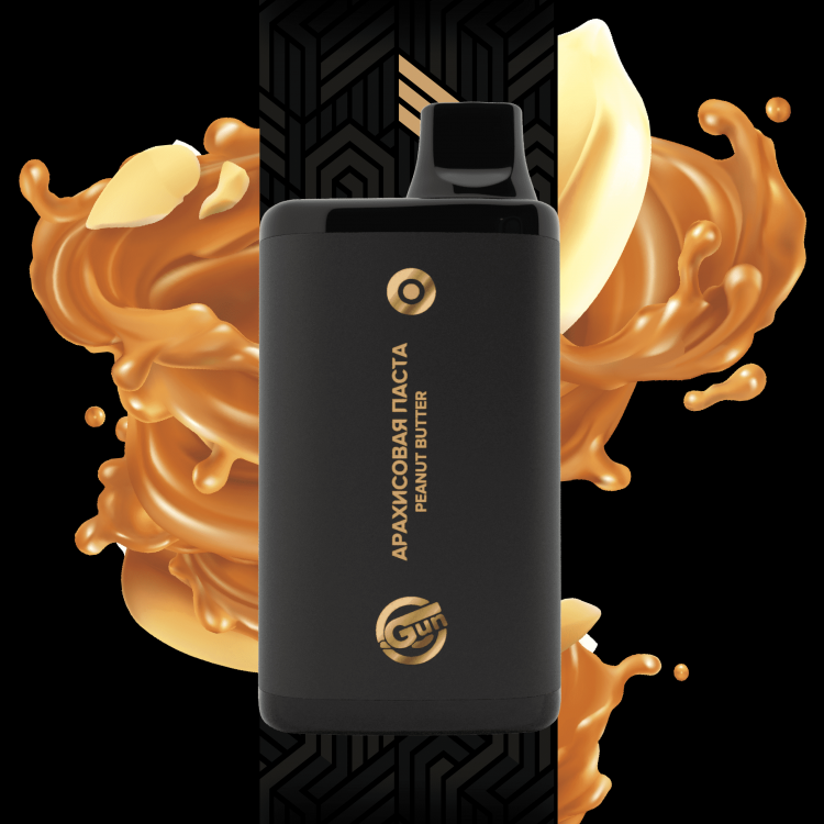 Одноразовая электронная сигарета Gun 4000 - Peanut butter (Арахисовая паста)