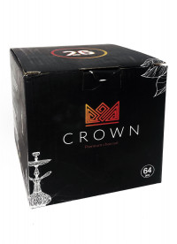 Уголь для кальяна Crown 64 шт (26 мм)